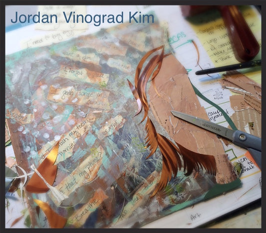 Jordan Kim mixed media collage in progress mediattion editorial
