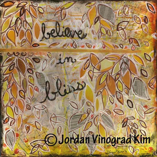 Jordan Vinograd Kim Believe in Bliss wall art