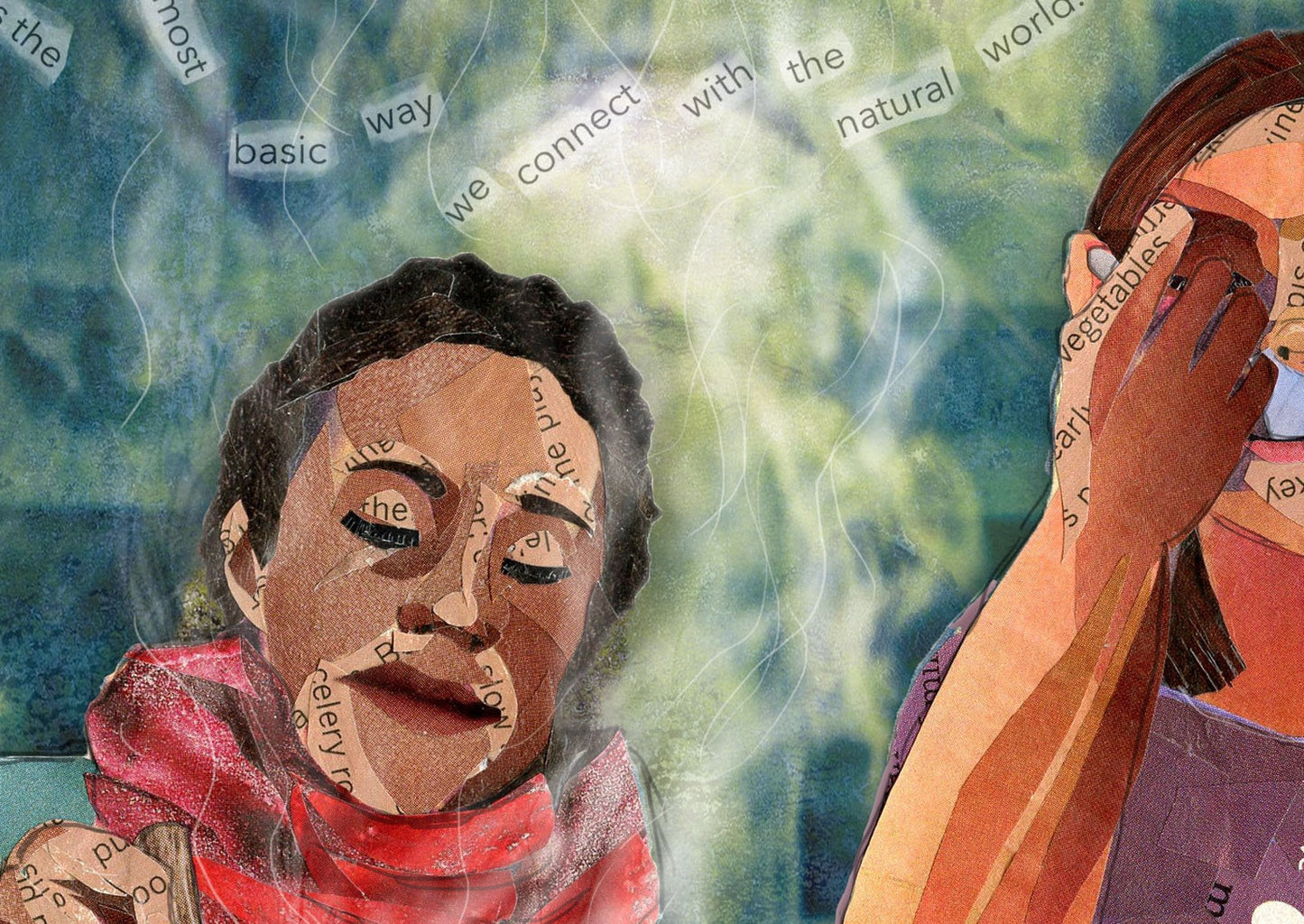 Greeting Card of Women Cooking Together - Communion - Thanksgiving Card - Chef - Foodie - Blank Inside