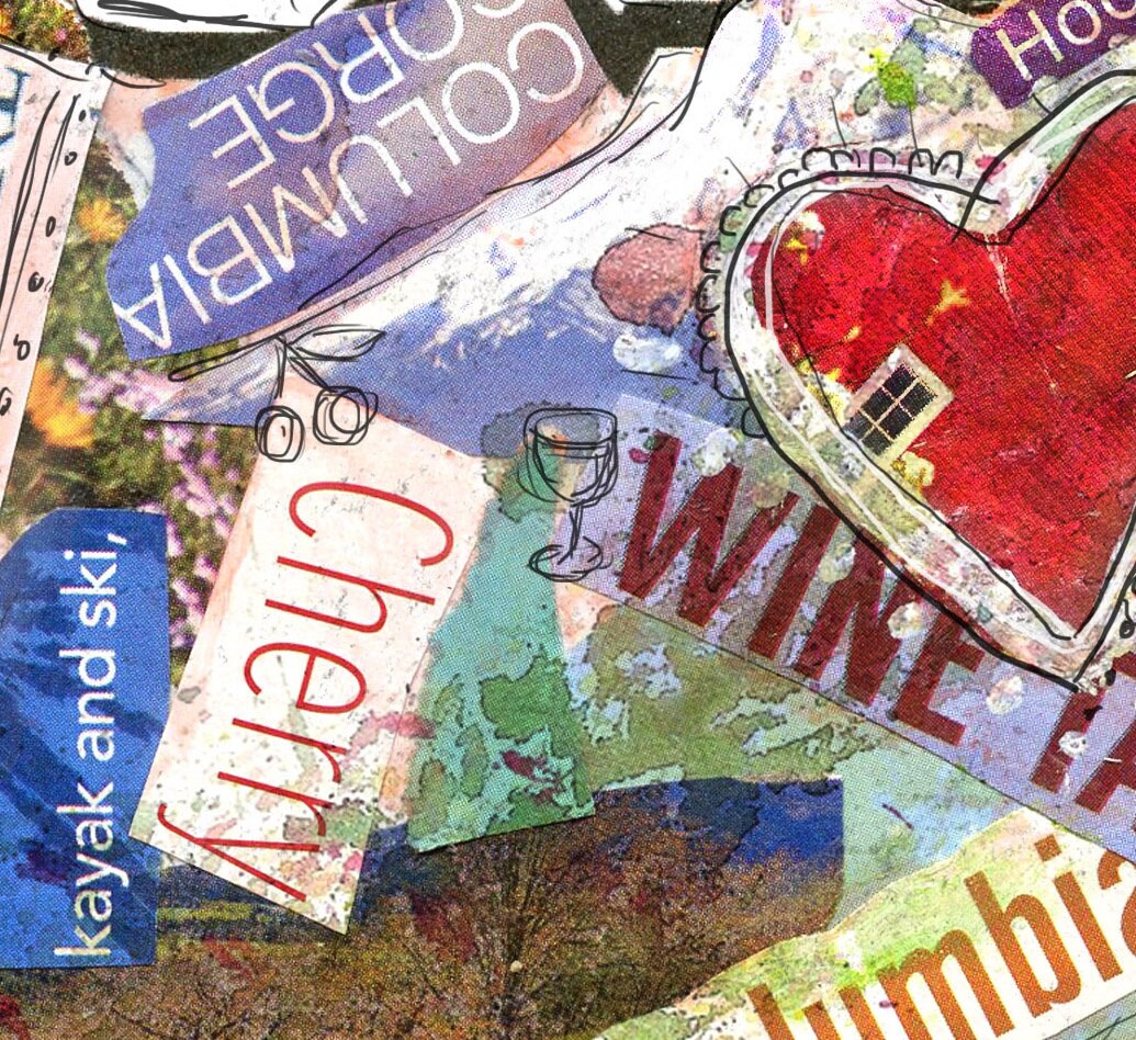 Greeting Card of Oregon state - Hood River Oregon Love - Order a Custom Design for Your Home Town! - Blank Inside