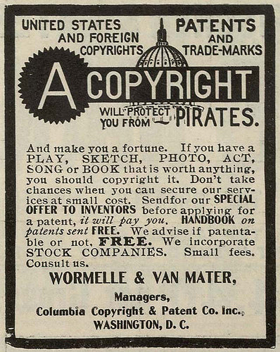 copyright law old poster