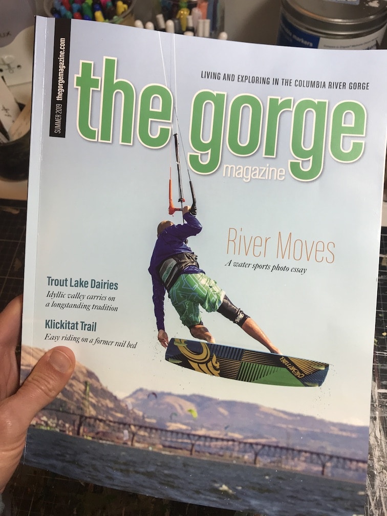 Look mom! I'm in Gorge Magazine!