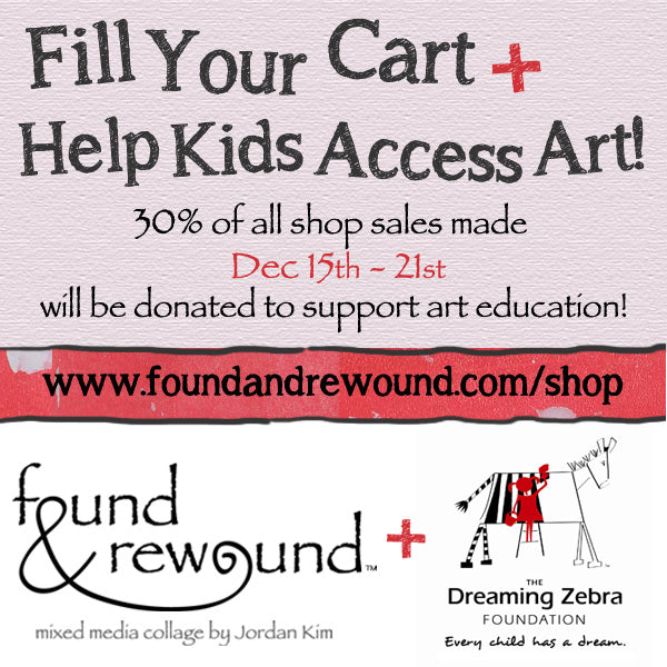 Dreaming Zebra Foundation, art education, shop to support, kids access art, art education
